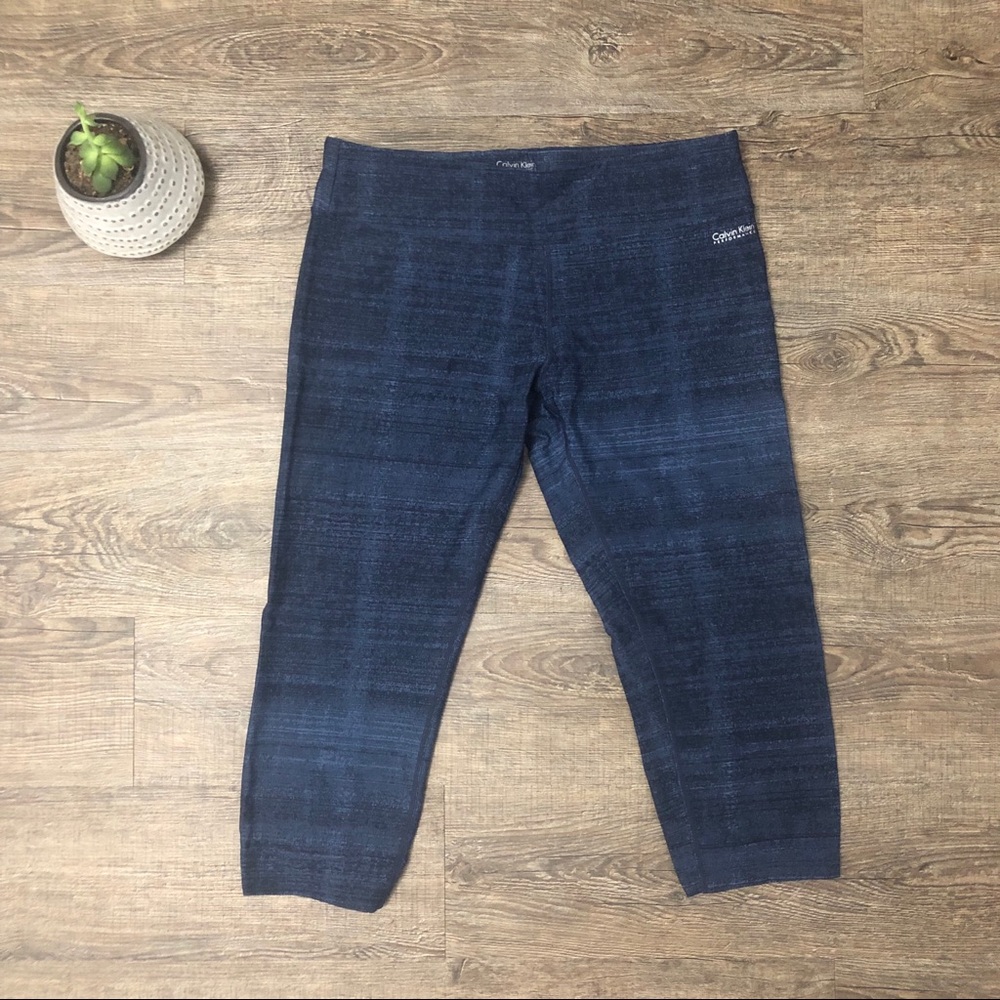 Calvin Klein Performance Cropped Fitted Leggings